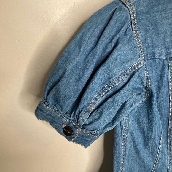 Anthropologie Pilcro Denim Butto Down Midi Dress - Picture 11 of 11